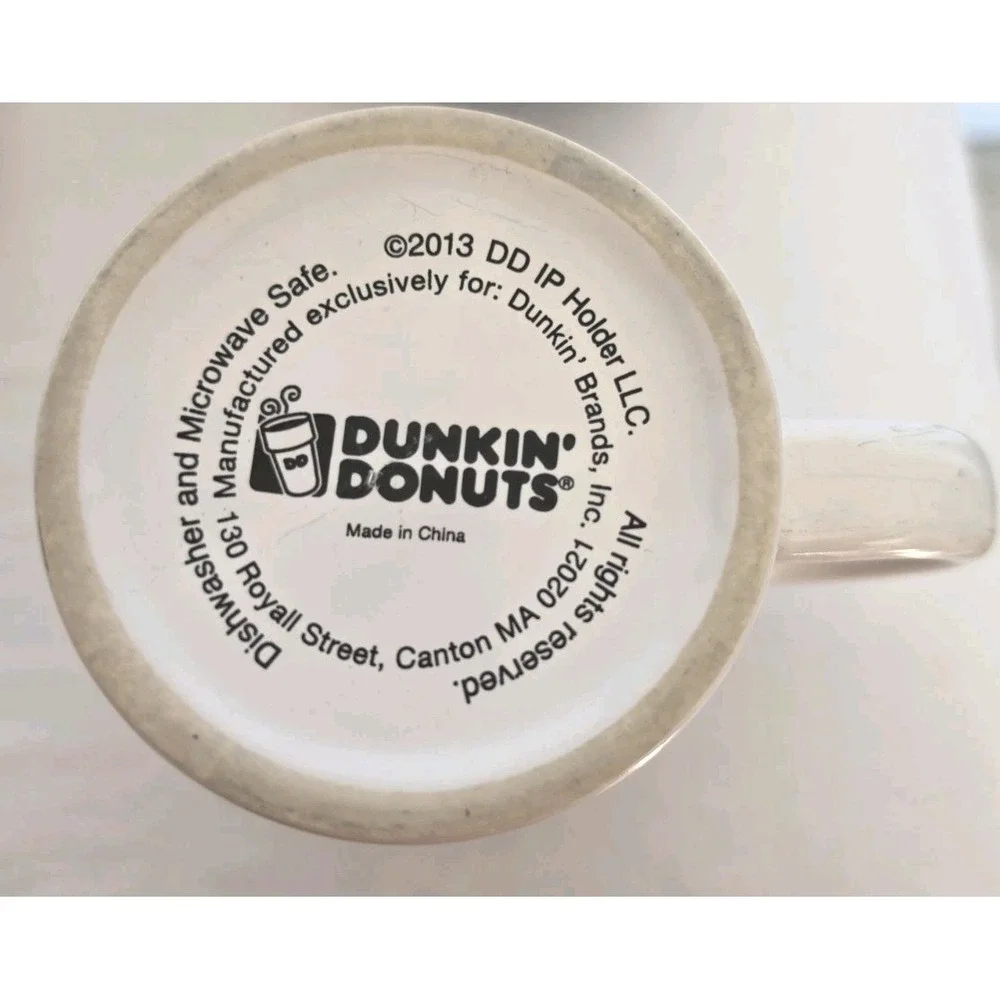 2013 DUNKIN' DONUTS NEW YORK CITY SKYLINE COFFEE MUG 14 Oz